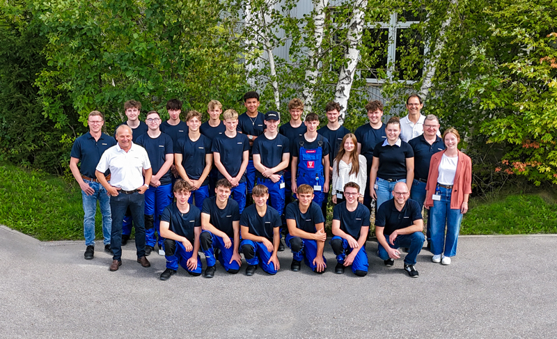 19 apprentices start their career today at Flottweg