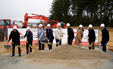 Groundbreaking of logistics facility