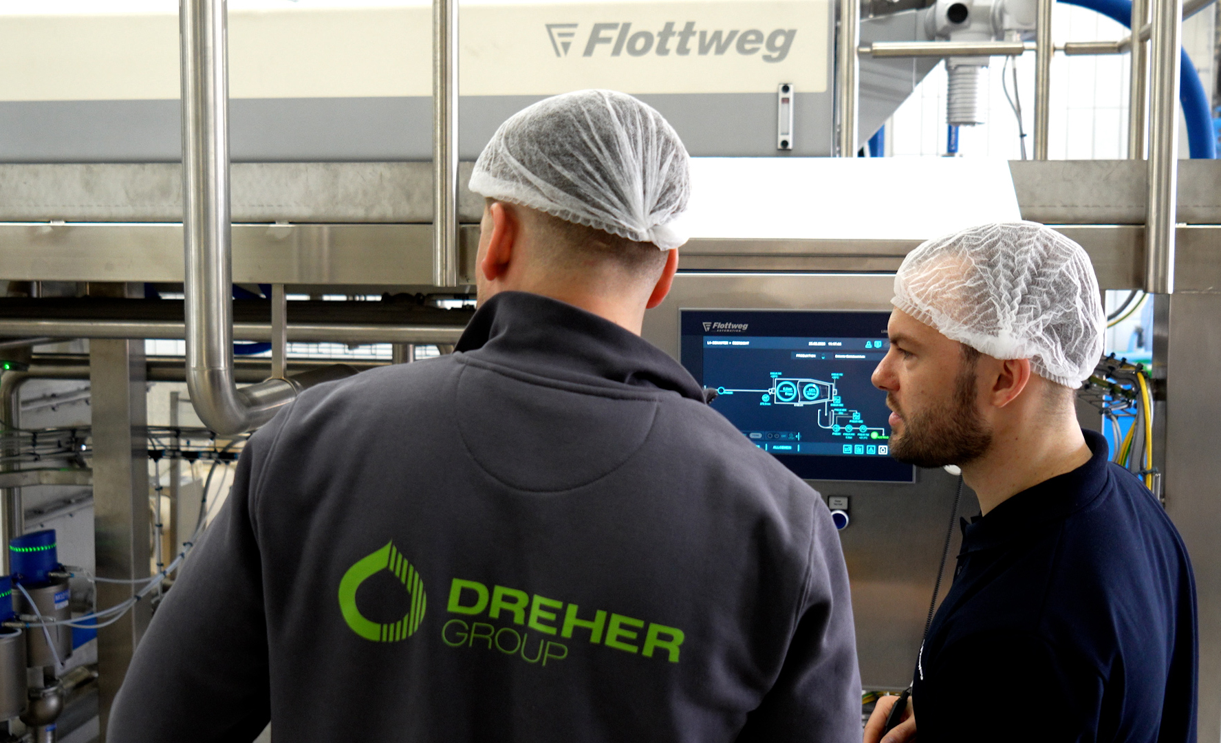 Plant Milk production with Flottweg decanter centrifuge.